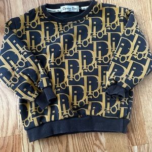 toddler authentic christian dior sweatshirt